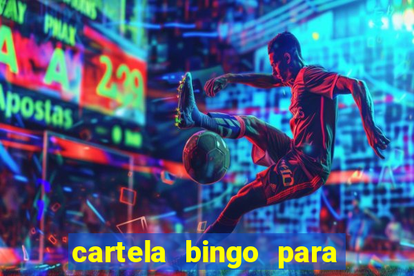 cartela bingo para cha de cozinha imprimir gratis