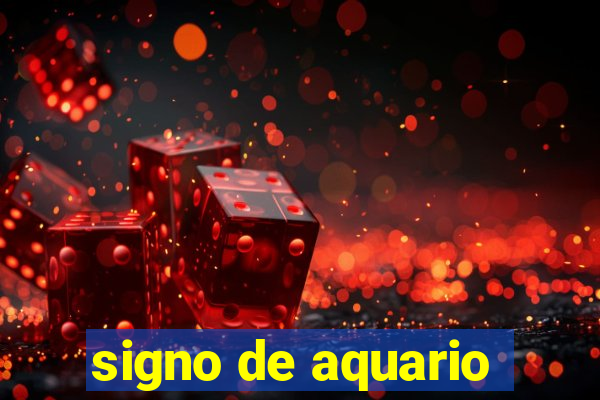 signo de aquario