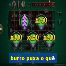 burro puxa o quê