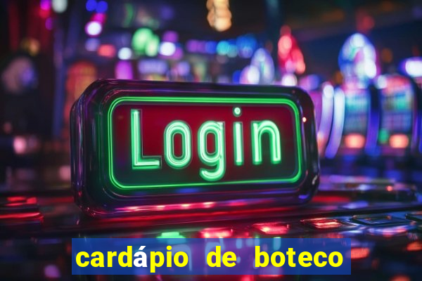 cardápio de boteco pinguim assis brasil