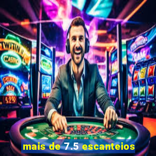 mais de 7.5 escanteios