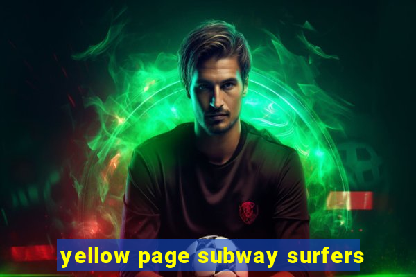 yellow page subway surfers